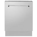ZLINE 5-Piece Appliance Package - 30-Inch Paramount Induction Range, Wall Mount Range Hood, 36-Inch French Door Refrigerator, Dishwasher, and 30-Inch Microwave Drawer in Stainless Steel