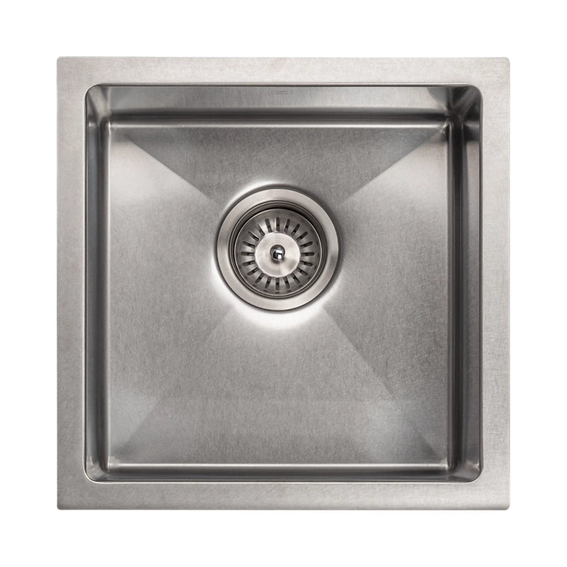 ZLINE 15-Inch Boreal Undermount Single Bowl Fingerprint Resistant Stainless Steel Bar Kitchen Sink (SUS-15S)