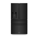 ZLINE 5-Piece Appliance Package - 48-Inch Classic Gas Range, Wall Mount Range Hood, 36-Inch French Door Refrigerator with Water Dispenser, Dishwasher, and 30-Inch Microwave Drawer in Black Stainless Steel
