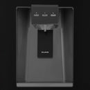 ZLINE 4-Piece Appliance Package - 30-Inch Gas Range, Hood, Refrigerator with Water Dispenser, and Dishwasher in Black Stainless Steel with Champagne Bronze Accents