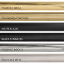 ZLINE Autograph 24-Inch Monument 3rd Rack Dishwasher with Polished Gold Helix Handle, 45dBa (DWMTZ-30424-KG)