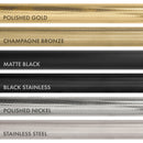 ZLINE Autograph 24-Inch Touchstone Dual Zone Wine Cooler with Black Stainless Steel with Glass Door & Bronze Helix Handle (RWDOZ-BS-24-KCB)