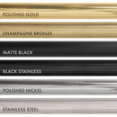 ZLINE Autograph 36-Inch Paramount DuoPro Gas Range in Black Stainless Steel with Champagne Bronze Helix Handle (PSGRBZ-36-KCB)
