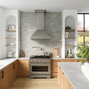 ZLINE 36-Inch 5.2 cu. ft. Paramount Gas Range with 6 Burner DuoPro™ Cooktop and Convection Gas Oven in Stainless Steel (PSGR36)