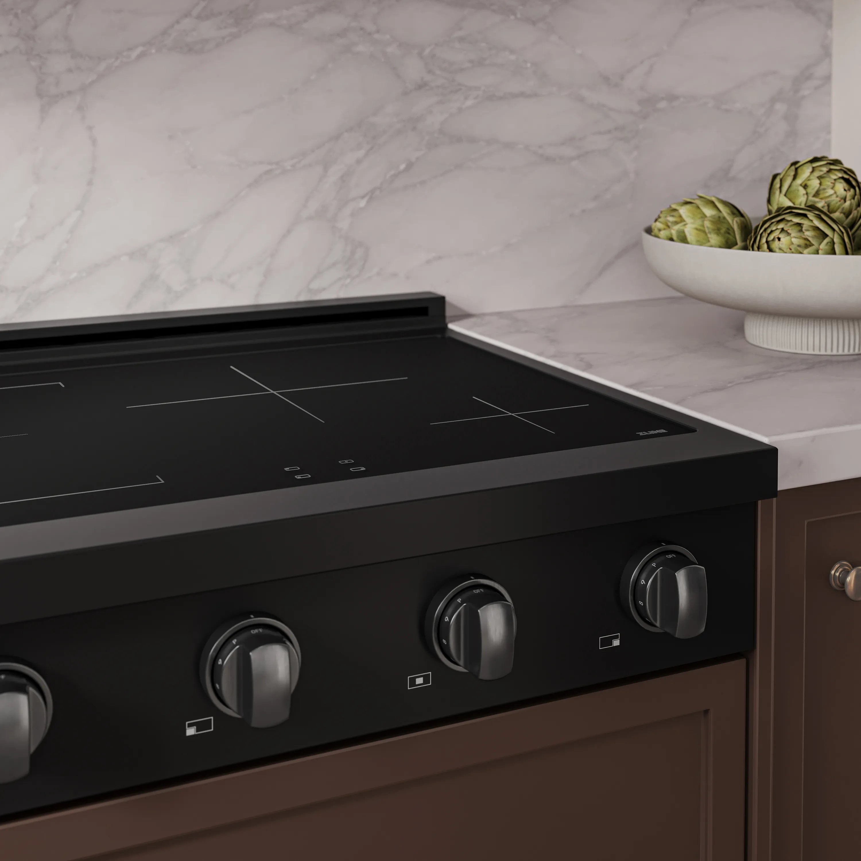 ZLINE 30-Inch Paramount Induction Rangetop with 4 Element Cooktop in Black Stainless Steel (SINRTB-30)