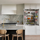 ZLINE 36-Inch 19.6 cu. ft. Panel Ready French Door Built-In Bottom Freezer Refrigerator with Water Dispenser and Ice Maker with Stainless Steel Interior (SRBIV-36)