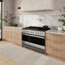ZLINE 48-Inch 6.7 Cu. Ft. Marino Double Oven Dual Fuel Range in Stainless Steel with 8 Brass Burners (MDR-BR-48)