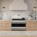 ZLINE 48-Inch 6.7 Cu. Ft. Marino Dual Fuel Range with 8 Burner Gas Cooktop and Dual Ovens in Stainless Steel (MDR48)