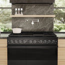 ZLINE 48-Inch 6.7 Cu. Ft. Marino Gas Range with 8 Burner DuoPro Cooktop and Dual Ovens in Black Stainless Steel (PMGRB-48)