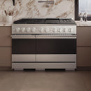 ZLINE 48-Inch 6.7 Cu. Ft. Marino Dual Fuel Range with 8 Burner Gas Cooktop and Dual Ovens in Stainless Steel (MDR48)