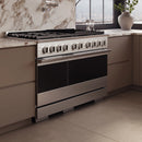 ZLINE 48-Inch 6.7 Cu. Ft. Marino Dual Fuel Range with 8 Burner DuoPro Cooktop and Dual Ovens in Satin Stainless Steel (PMDRS-48)