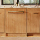 ZLINE Autograph Edition 24-Inch Monument Series 3rd Rack Top Touch Control Tall Tub Dishwasher in Custom Panel Ready with Champagne Bronze Handle (DWMTZ-24-CB)