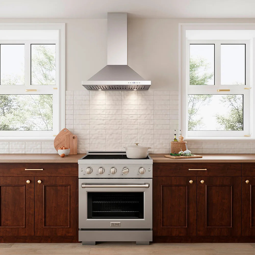 ZLINE 30” Convertible Vent Wall Mount Range Hood in Stainless Steel (KB-30)