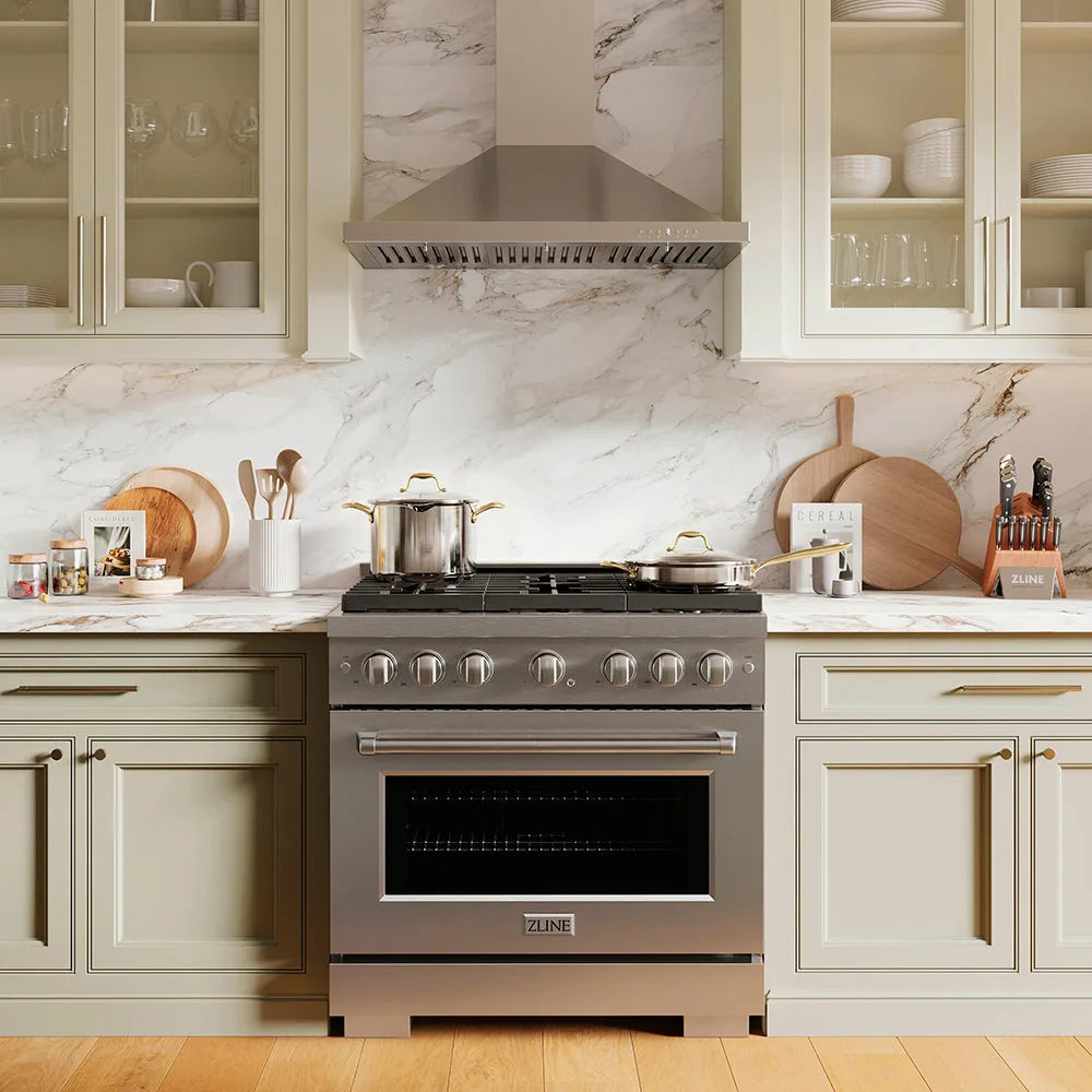 ZLINE 36-Inch Convertible Vent Wall Mount Range Hood in Stainless Steel (KB-36)