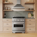 ZLINE 30-Inch 4.2 Cu. Ft. Classic Gas Range with 4 Burner DuoPro™ Cooktop and Convection Gas Oven in Stainless Steel (PCGR30)
