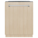 ZLINE 24-Inch Monument Series 3rd Rack Top Touch Control Dishwasher in Custom Panel Ready with Stainless Steel Tub, 45dBa (DWMT-24)