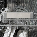 ZLINE 24-Inch Monument Series 3rd Rack Top Touch Control Dishwasher in Black Matte with Stainless Steel Tub, 45dBa (DWMT-BLM-24)