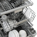 ZLINE 24-Inch Monument Series 3rd Rack Top Touch Control Dishwasher in Black Matte with Stainless Steel Tub, 45dBa (DWMT-BLM-24)
