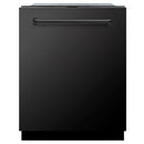 ZLINE 24-Inch Monument Series 3rd Rack Top Touch Control Dishwasher in Black Stainless Steel with Stainless Steel Tub, 45dBa (DWMT-BS-24)