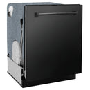 ZLINE 24-Inch Monument Series 3rd Rack Top Touch Control Dishwasher in Black Stainless Steel with Stainless Steel Tub, 45dBa (DWMT-BS-24)
