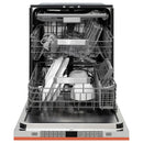 ZLINE 24-Inch Monument Series 3rd Rack Top Touch Control Dishwasher in Copper with Stainless Steel Tub, 45dBa (DWMT-C-24)