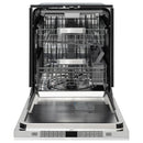 ZLINE 24-Inch Monument Series 3rd Rack Top Touch Control Dishwasher in Satin Stainless Steel with Stainless Steel Tub, 45dBa (DWMT-SN-24)