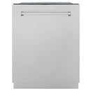 ZLINE 24-Inch Monument Series 3rd Rack Top Touch Control Dishwasher in Satin Stainless Steel with Stainless Steel Tub, 45dBa (DWMT-SN-24)