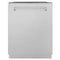 ZLINE 24-Inch Monument Series 3rd Rack Top Touch Control Dishwasher in Satin Stainless Steel with Stainless Steel Tub, 45dBa (DWMT-SN-24)