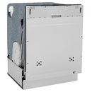 ZLINE Autograph Edition 24-Inch Monument Series 3rd Rack Top Touch Control Tall Tub Dishwasher in Custom Panel Ready with Matte Black Handle (DWMTZ-24-MB)