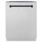 ZLINE Autograph Edition 24-Inch 3rd Rack Top Control Tall Tub Dishwasher in Stainless Steel with Matte Black Handle, 45 dBa (DWMTZ-304-24-MB)