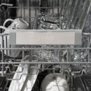 ZLINE Autograph Edition 24-Inch 3rd Rack Top Touch Control  Dishwasher in Black Stainless Steel with Champagne Bronze Handle, 45 dBa (DWMTZ-BS-24-CB)