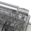 ZLINE Autograph Edition 24-Inch 3rd Rack Top Touch Control  Dishwasher in Black Stainless Steel with Champagne Bronze Handle, 45 dBa (DWMTZ-BS-24-CB)