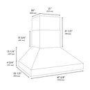 ZLINE 48-Inch 2000 CFM Wall Mount Outdoor Grill Hood (GOW1-48)