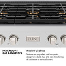 ZLINE 48-Inch Paramount Gas Rangetop with 8 Burner DuoPro™ Cooktop in Stainless Steel (PSRT48)