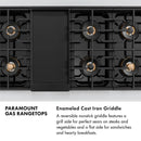 ZLINE Autograph Edition 48-Inch Paramount Gas Rangetop with 8 Burner DuoPro™ Cooktop in Stainless Steel and Champagne Bronze Accents (PSRTZ-48-CB)