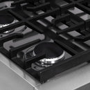 ZLINE Paramount 30-Inch Gas Rangetop with 4 Burners and Porcelain Cooktop in Satin Stainless Steel (SRTS-30)