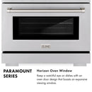 ZLINE Autograph Edition 48-Inch 6.7 cu. ft. Paramount Gas Range with 8 Burner DuoPro™ Cooktop and Dual Ovens in Satin Stainless Steel with Black Matte Doors and Polished Gold Accents (PSGRSZ-BLM48-G)