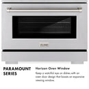 ZLINE Autograph 36-Inch Paramount Dual Fuel Range in Stainless Steel with Nickel Helix Handle (SDRZ-36-KPN)