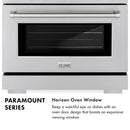 ZLINE 36-Inch 5.2 cu. ft. Paramount Dual Fuel Range with 6 Burner DuoPro™ Cooktop and Electric Convection Oven in Stainless Steel (PSDR36)