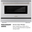 ZLINE Autograph Edition 48-Inch 6.7 cu. ft. Paramount Gas Range with 8 Burner DuoPro™ Cooktop and Dual Ovens in Satin Stainless Steel and Polished Gold Accents (PSGRSZ-48-G)