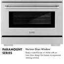 ZLINE 48-Inch 6.7 cu. ft. Paramount Gas Range with 8 Burner DuoPro™ Cooktop and Dual Ovens in Black Stainless Steel (PSGRB-48)