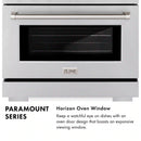 ZLINE Autograph 36-Inch Paramount Dual Fuel Range in Stainless Steel with Gold Helix Handle (SDRZ-36-KG)
