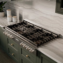 ZLINE Paramount 48-Inch Gas Rangetop with 8 Burners and Porcelain Cooktop in Stainless Steel (SRT48)