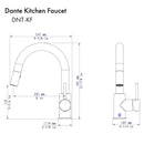 ZLINE Dante Kitchen Faucet in Polished Gold (DNT-KF-PG)