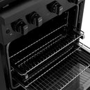 ZLINE 30-Inch 4.2 cu. ft. Paramount Gas Range with 4 Burner DuoPro™ Cooktop and Convection Gas Oven in Black Stainless Steel (PSGRB-30)