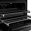 ZLINE Autograph Edition 36-Inch 5.2 cu. ft. Paramount Gas Range with 6 Burner DuoPro™ Cooktop and Convection Gas Oven in Black Stainless Steel and Polished Gold Accents (PSGRBZ-36-G)