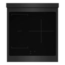 ZLINE Autograph Edition 24-Inch 3.2 Cu. Ft. Paramount Induction Range with 3 Element Cooktop and Electric Convection Oven in Black Stainless Steel with Polished Gold Accents (SINRBZ-24-G)