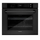 ZLINE 3-Piece Appliance Package - 36 in. Rangetop, Wall Oven, & Wall Mount Range Hood in Black Stainless Steel