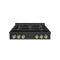 ZLINE Autograph Edition 36-Inch Paramount Gas Rangetop with 6 Burner DuoPro™ Cooktop in Black Stainless Steel and Polished Gold Accents (PSRTBZ-36-G)