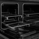 ZLINE 48-Inch 6.7 Cu. Ft. Paramount Dual Fuel Range with 8 Burner DuoPro™ Cooktop and Dual Ovens in Black Satin Stainless Steel (PSDRBS-48)